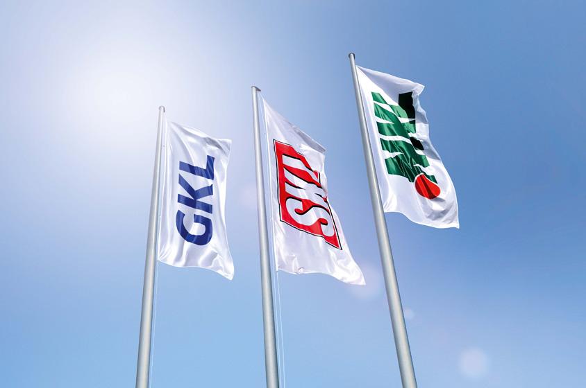 Flaggen im Wind: GKL, SKL, NKL
